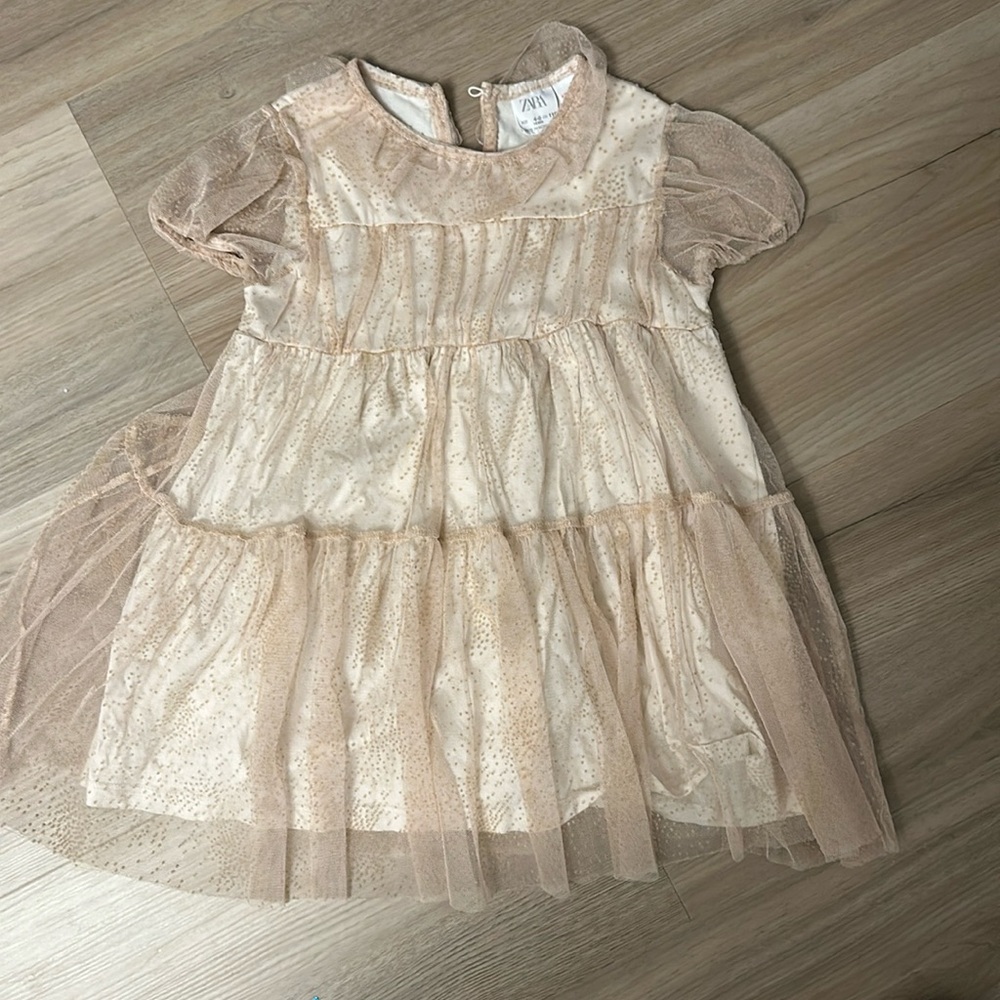 Zara Tulle Tiered Dress